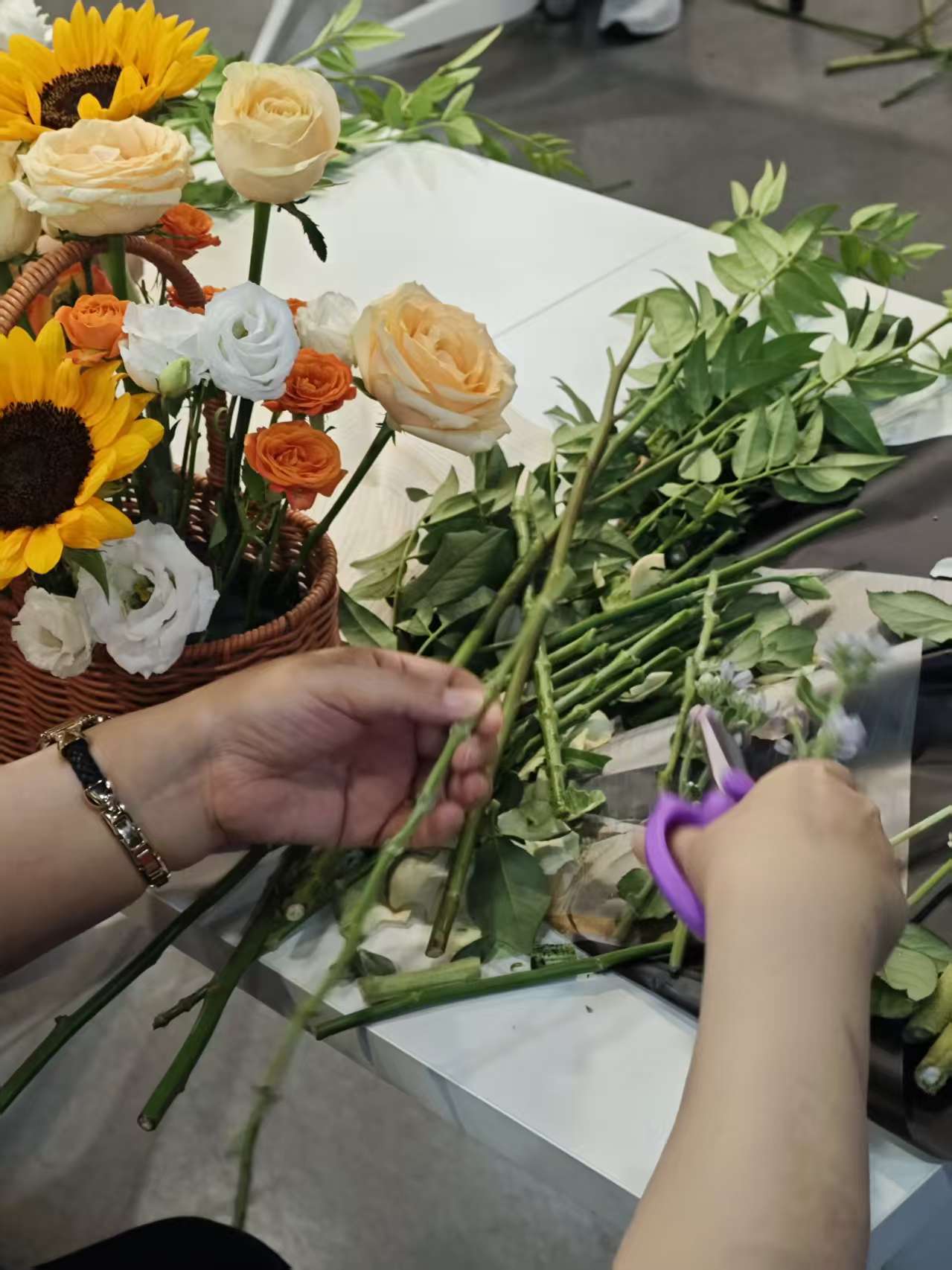 修剪花枝